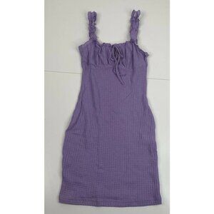 NWT Shein Waffle Knit Sleeveless Peasant Dress XS